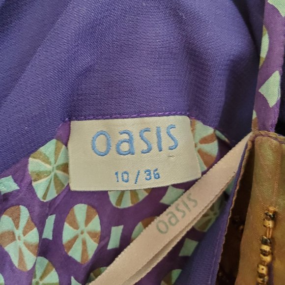 Beautiful silk and beaded top - Picture 4 of 4